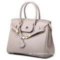 Gran espacio de almacenamiento Fashion Lychee Pattern Ladies Handbag